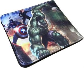 img 3 attached to Deadpool Superhero Material Bifold Wallet for Boys - Stylish Wallets & Money Organizers