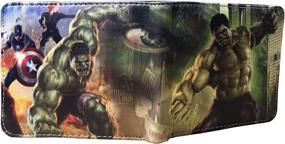 img 2 attached to Deadpool Superhero Material Bifold Wallet for Boys - Stylish Wallets & Money Organizers