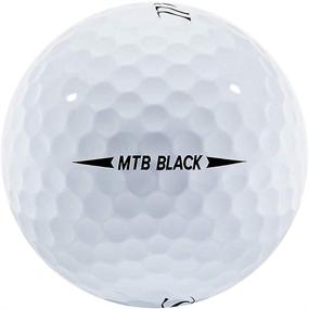 img 1 attached to MTB Black Golf Balls by Snell