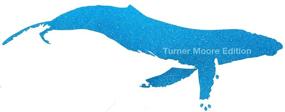 img 1 attached to 🎨 Turner Moore Edition: 12" x 12" Sky Blue Glitter Vinyl Sheets for Silhouette Cameo & Scrapbooking - 5-Pack with TM Exclusive Sample; Ships Flat!