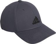 adidas men's rucker stretch fit cap with enhanced structure logo