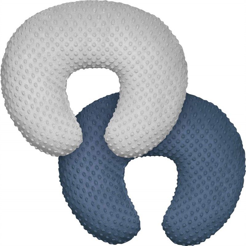 Ultra Soft Minky Dot Nursing Pillow Cover Multi-Use Breastfeeding Nursing Pillow Slipcovers Grey 
