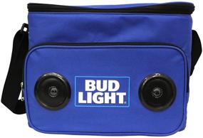 img 1 attached to Портативный охлаждающий шкаф Bud Light с Bluetooth-динамиком | Портативный путешественнический охладитель со встроенными колонками | Беспроводной динамик BudLight с прохладным аккумулятором | Холодное пиво стерео для Apple iPhone, Samsung Galaxy