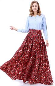 img 3 attached to 👗 Stylish Tov Printed Box Pleats Skirt for a Fashionable Look