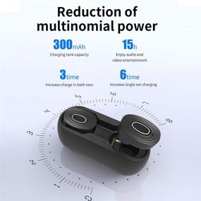 img 3 attached to Беспроводные водонепроницаемые наушники с Bluetooth-соединением DGHWEIDAO