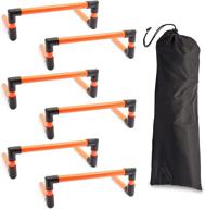 high-performance speed training hurdles for athletics, fitness, and sports (6 pack, height: 5.9 inches) logo