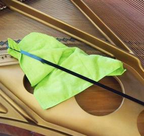 img 2 attached to Maintain Optimal Sound Quality with KCHEX 🎹 Grand Piano Soundboard Cleaning Tool and Microfiber Dusting Cloth