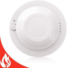 img 4 attached to UL Listed Photoelectric Smoke Alarm with Battery (Included), Battery Operated Fire Safety for Home - 1 Pack