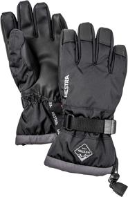 img 2 attached to 🧤 Hestra Gauntlet CZone Junior Glove - Waterproof and Insulated Kids Glove for Skiing, Snowboarding, and Snowplay