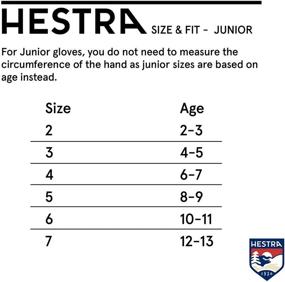 img 1 attached to 🧤 Hestra Gauntlet CZone Junior Glove - Waterproof and Insulated Kids Glove for Skiing, Snowboarding, and Snowplay