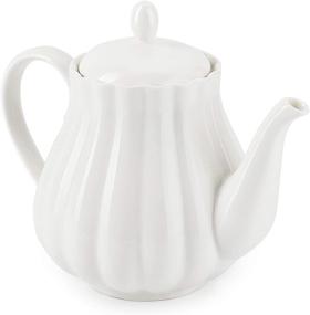 img 4 attached to 🎃 Sweese Pumpkin Fluted Shape Teapot: Elegant Design for a Perfect Tea Experience