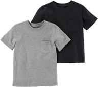 👕 carter's boys' 2-pack tees: comfortable and stylish shirts for boys logo