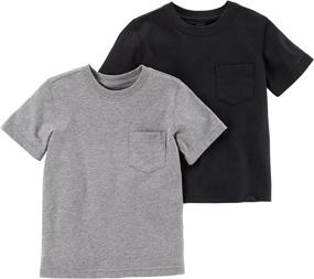 img 1 attached to 👕 Carter's Boys' 2-Pack Tees: Comfortable and Stylish Shirts for Boys