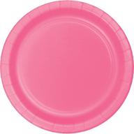 🍬 vibrant candy pink dessert plates - creative converting touch of color (96 count) логотип