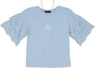 amy byer tiered necklace chambray logo