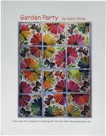fiberworks 🌸 garden party pattern logo