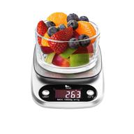 🥦 multifunctional kitchen scale - precise digital food scale, 11 lbs/5kg capacity, large back-lit lcd display, tare function - ideal for cooking, baking, and dieting logo