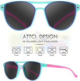img 2 attached to ATTCL Unbreakable Polarized Kids Sunglasses Boys' Accessories