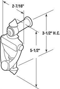 img 1 attached to 🚪 Diecast Construction Door Knocker & Viewer - Antique Brass Finish | Defender Security S4235 | 160 Degree View