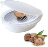 🌰 efficient westmark nutmeg grater technicus nut: stainless steel, 3.8 x 2.6 x 1.2 inches logo