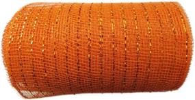 img 1 attached to Yards YYCRAFT Metallic Ribbon Orange