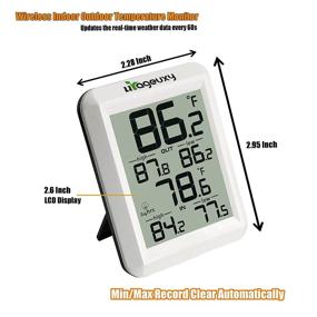 img 3 attached to Urageuxy Wireless Thermometer Temperature Monitoring