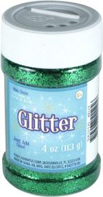 img 1 attached to 🌈 Advantus Sulyn Kelly Green Glitter Jar 4oz: Non-Toxic, Reusable, Easy Shaker Top, Multiple Dispensing Slots, Mess Reduction