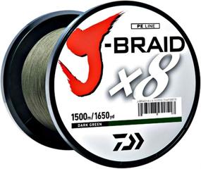 img 1 attached to 🎣 Daiwa J-Braid 300M 8-Strand Braided Fishing Line