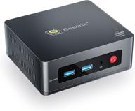 💻 beelink mini pc gk35: intel processor n3350, windows 10 pro, 4gb ddr3/64gb emmc, 4k hd, bt4.0, dual hdmi ports, 2.4g+5g wifi, auto power on, gigabit ethernet desktop computer логотип