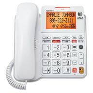 📞 renewed at&t cl4940 corded phone: answering system, backlit display - white logo