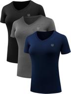 neleus women's 3 pack: compression workout athletic shirts for ultimate performance logo