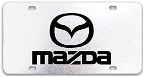 img 1 attached to Серебряный металлический номерной знак Mazda