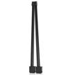 asiahorse extension micro fit connector 300mm black logo