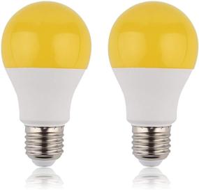 img 4 attached to 🌞 Enhance Your Outdoor Space with the 60Watt Yellow 2 Pack Outdoor Medium Lighting Solution!