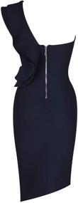 img 1 attached to UONBOX Shoulder Sleeveless Fashion Black Women's Clothing