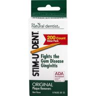 💯 200 штук stim-u-dent mint plaque removers в мультиколор - упаковка по выгодной цене логотип