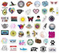 🌟 100pcs positive vsco girl stickers: cute mini aesthetic design for laptop, phone case, water bottle, and more! logo