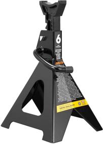 img 3 attached to 🔒 Torin 6 Ton (12,000 LBs) Double Locking Steel Jack Stands: 2 Pack, Black (AT46002AB)