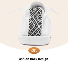 img 1 attached to 👟 Adokoo Women's Slip-On Fashion Sneakers: Casual Walking Shoes