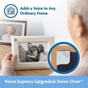 img 3 attached to 🎙️ Upgrade Your Personal Messages with Voice Express Voice-Over Recorder Insert – 60 Seconds Audio Recording Device for Picture Frames, Albums, Scrap Books, Books, Blankets, and Quilts
