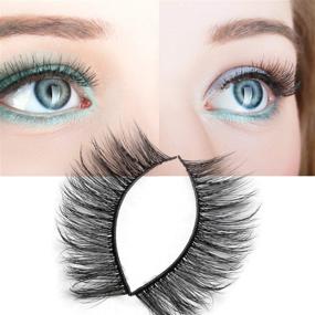 img 1 attached to 10 Pairs of 3D Faux Mink False Eyelashes: Long, Soft, Fluffy, Wispy, Natural – Handmade & Reusable for Thick, Dramatic Look Lashes – Makeup Essential