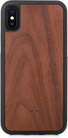 img 4 attached to Woodcessories iPhone X/Xs Walnut Case - EcoBump, Made of Real Wood