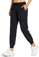 🏃 libin women's quick dry lightweight joggers pants for running, hiking, and workout - athletic track pants with zipper pockets logo