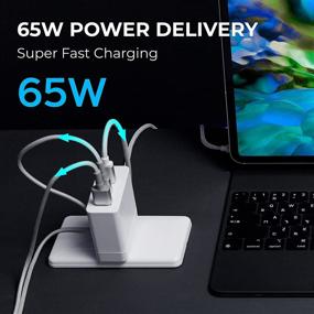 img 3 attached to 🔌 PQI 65W USB-C Charger with GaN Tech - Fast Charging for Apple iPhone/iPad Pro/MacBook/Laptop - Foldable Plug, Compact Design!