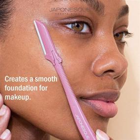 img 1 attached to 💆 Enhance Your Facial Beauty with JAPONESQUE Dermaplaner Facial Razors