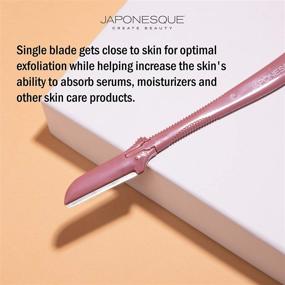 img 2 attached to 💆 Enhance Your Facial Beauty with JAPONESQUE Dermaplaner Facial Razors