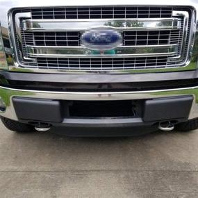 img 2 attached to 🚗 Winunite Bumper Guard Pad Bumper Cap Bumper Cover Replacements for 2009-2014 F-150 Super Crew (Excludes SVT and Ecoboost Models)