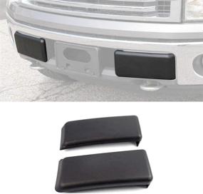img 4 attached to 🚗 Winunite Bumper Guard Pad Bumper Cap Bumper Cover Replacements for 2009-2014 F-150 Super Crew (Excludes SVT and Ecoboost Models)
