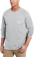 👕 cotton t-shirt heather x-large by carhartt logo