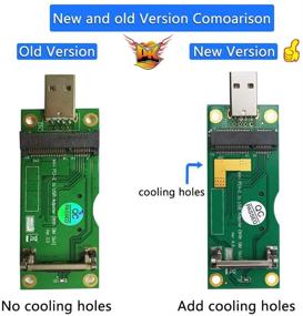 img 2 attached to 📶 Mini PCI-E to USB Adapter with SIM Slot for WWAN/LTE 3G/4G Network Cards